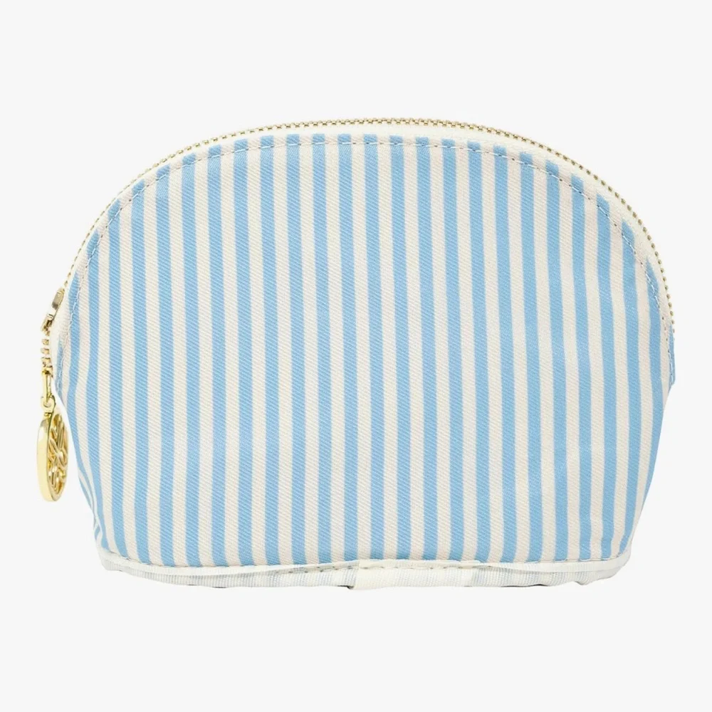 NEW Lilly Pulitzer Vegan Leather Scallop Edge Zipper Pouch Makeup Bag - Picture 5 of 7